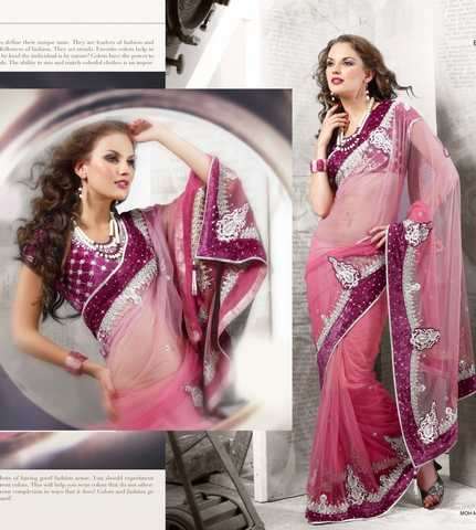 Bollywood indische saree (sari) CHANDRA KALA